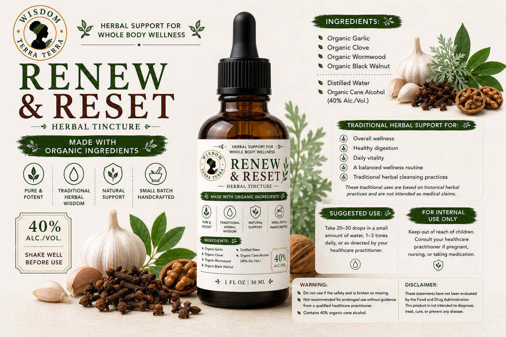 Renew & Reset Herbal Tincture