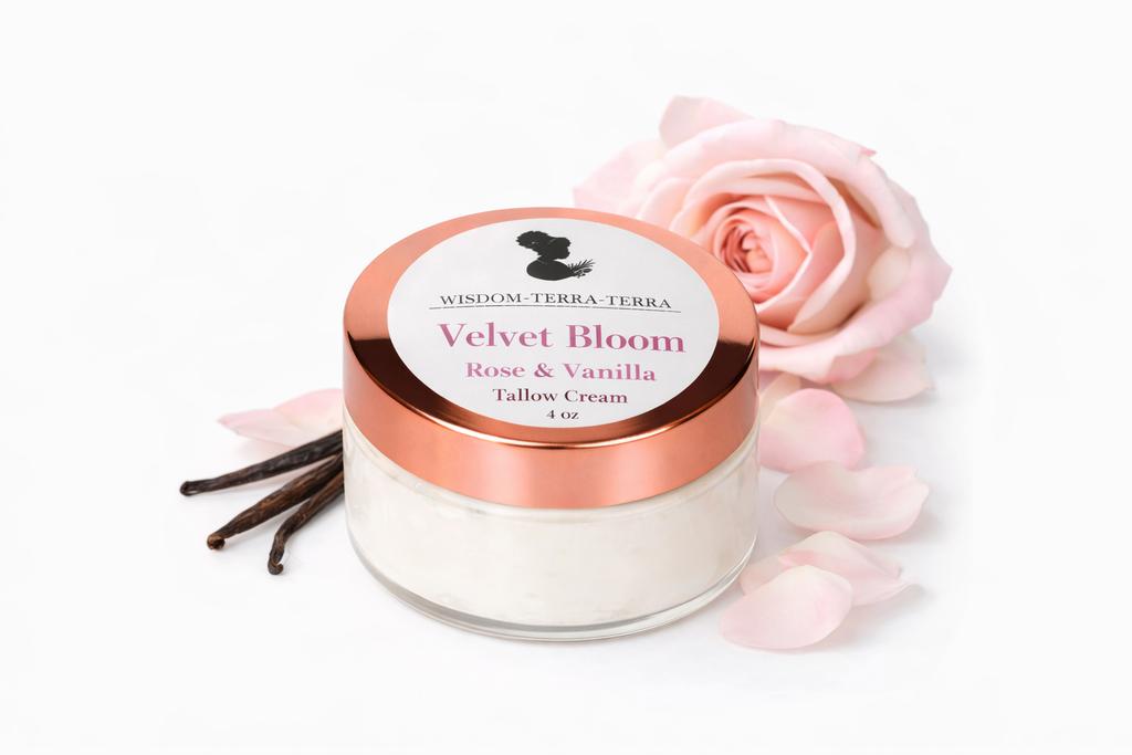Rose & Vanilla Tallow Cream