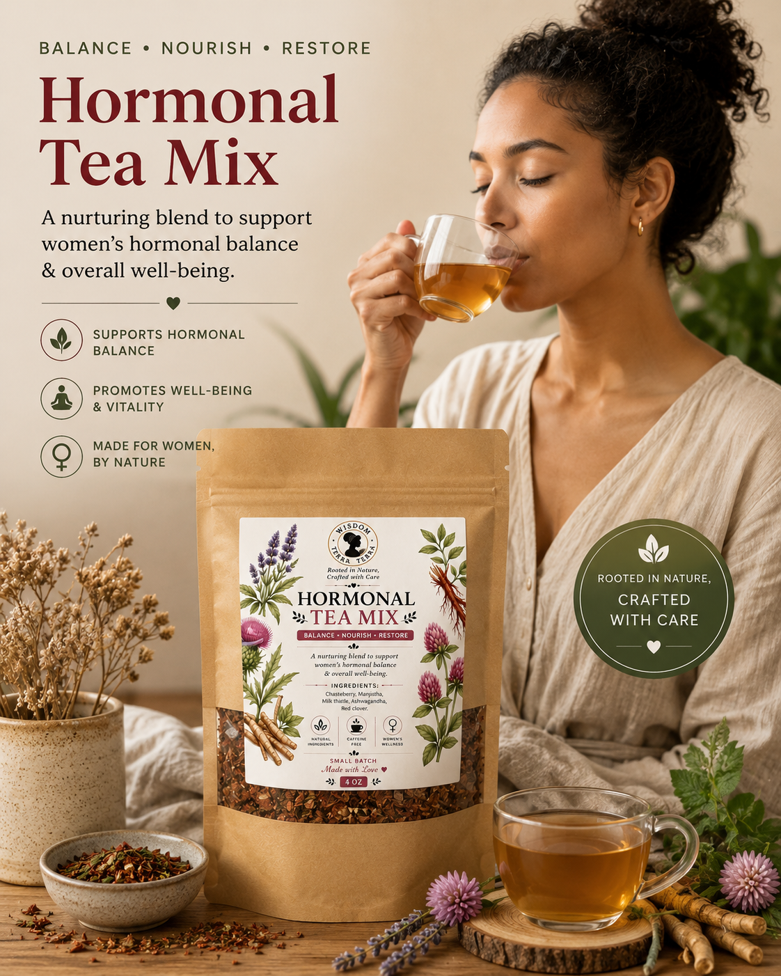 Hormonal wellness support